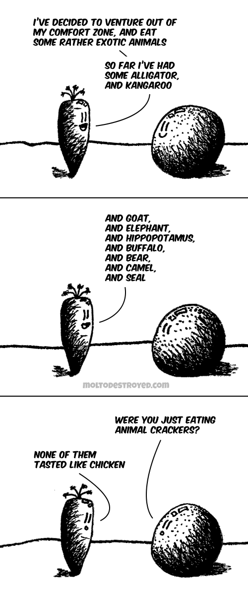 Comfort Zone comic strip